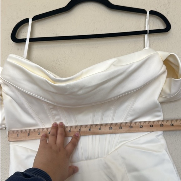 House of CB ‘Antoinette’ Ivory Corset Off Shoulder LIMITED EDITION Bridal GOWN L - Picture 7 of 13